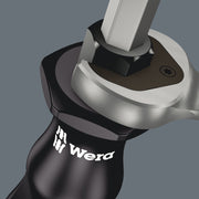 Wera screwdriver handle with star emblem and dark rubber grip