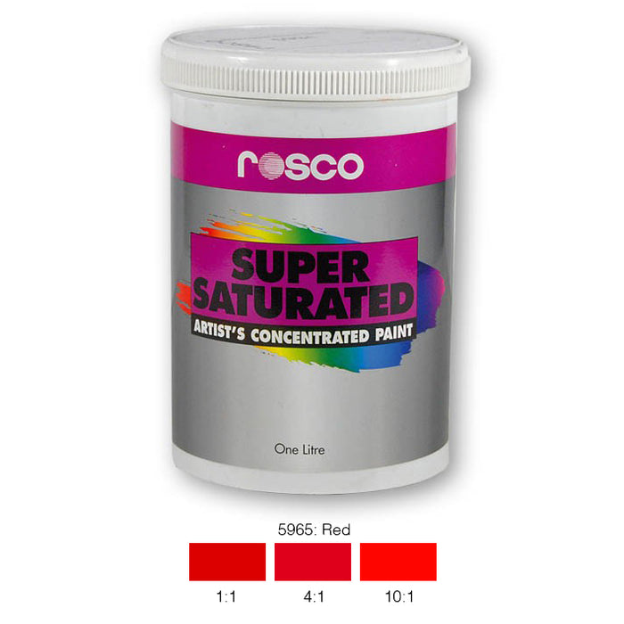 Rosco Supersat Scenic Paint - 5965 Red 1L - Theatre Supplies Group