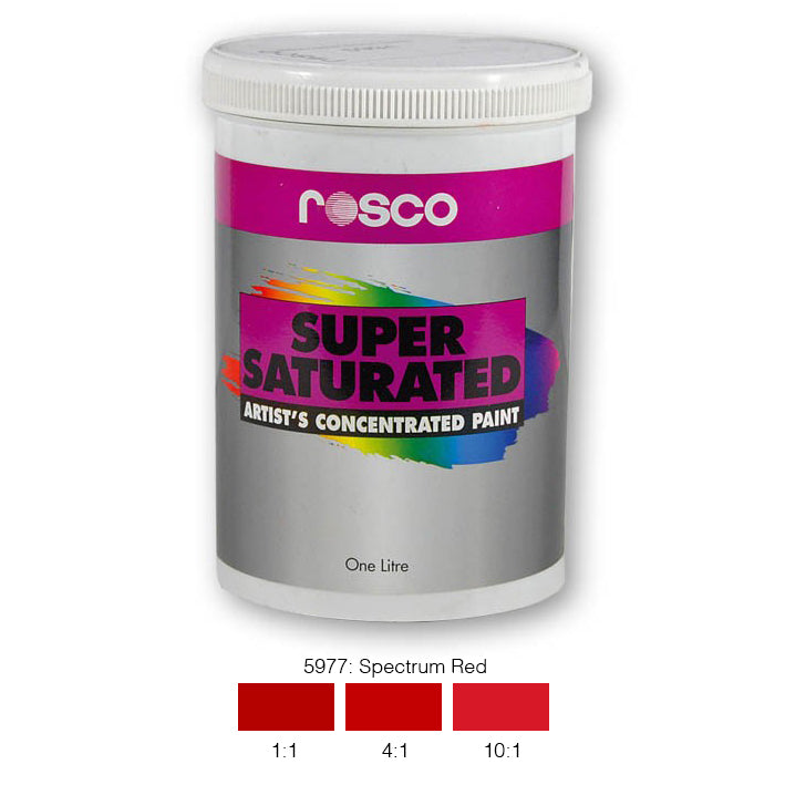 Rosco Supersat Scenic Paint - 5977 Spectrum Red 1L - Theatre Supplies Group