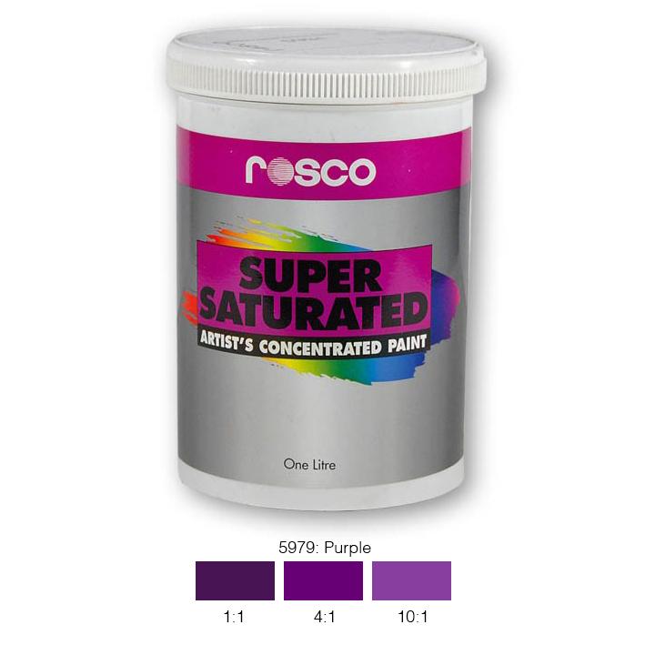 Rosco Supersat Scenic Paint - 5979 Purple 1L - Theatre Supplies Group