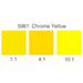 Rosco Supersat Scenic Paint - 5981 Chrome Yellow 1L - Theatre Supplies Group