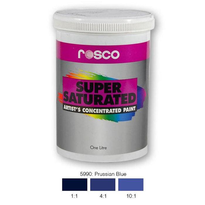 Rosco Supersat Scenic Paint - 5990 Prussian Blue 1L - Theatre Supplies Group