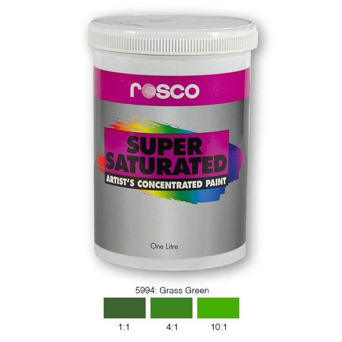 Rosco Supersat Scenic Paint - 5994 Grass Green 1L - Theatre Supplies Group