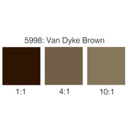 Rosco Supersat Scenic Paint - 5998 Van Dyke Brown 1L - Theatre Supplies Group