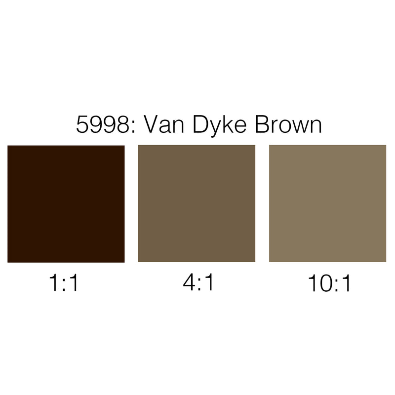 Rosco Supersat Scenic Paint - 5998 Van Dyke Brown 1L - Theatre Supplies Group