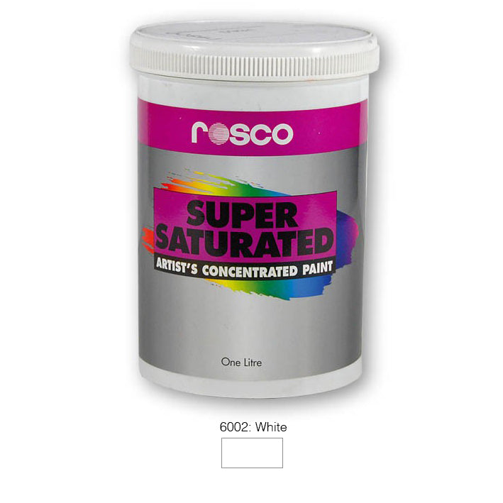 Rosco Supersat Scenic Paint - 6002 White 1L - Theatre Supplies Group