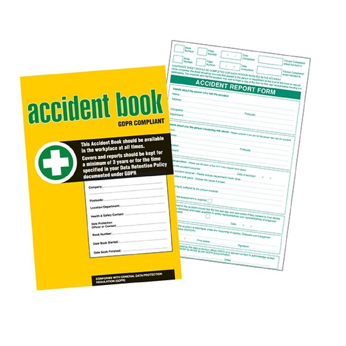 GDPR Compliant Accident Book - Theatre Supplies Group