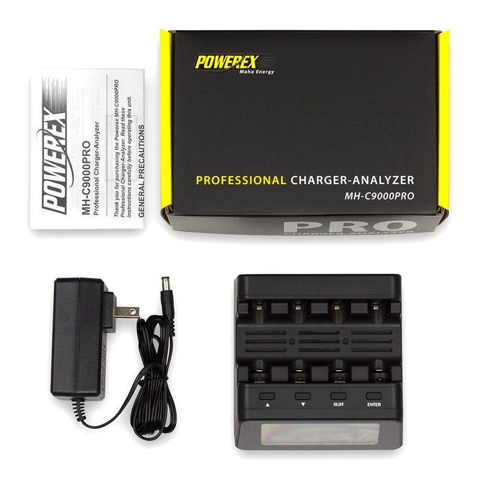 Powerex / Maha MH-C9000PRO Professional Battery Charger / Analyzer - Theatre Supplies Group