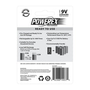 Powerex / Maha Precharged 9.6V 230mAh (1-Pack) Rechargeable Battery - Theatre Supplies Group
