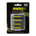 Powerex / Maha Pro AA 2700mAh Rechargeable Batteries - Theatre Supplies Group