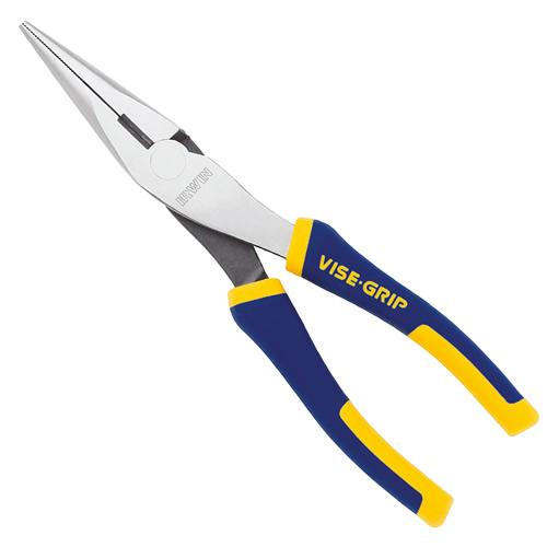 Irwin Vise Grip Long Nose Pliers 200mm - Theatre Supplies Group