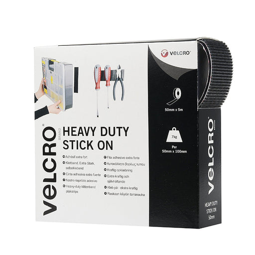 Heavy Duty 50mm Stick-On Velcro Hook & Loop - Theatre Supplies Group