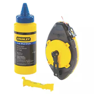 Stanley Powerwinder Chalk Line Reel and Line Level - Theatre Supplies Group