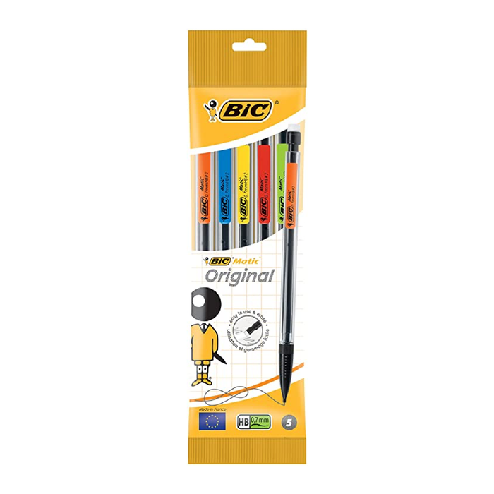 BIC Matic HB Mechanical Pencil x 5 - Theatre Supplies Group