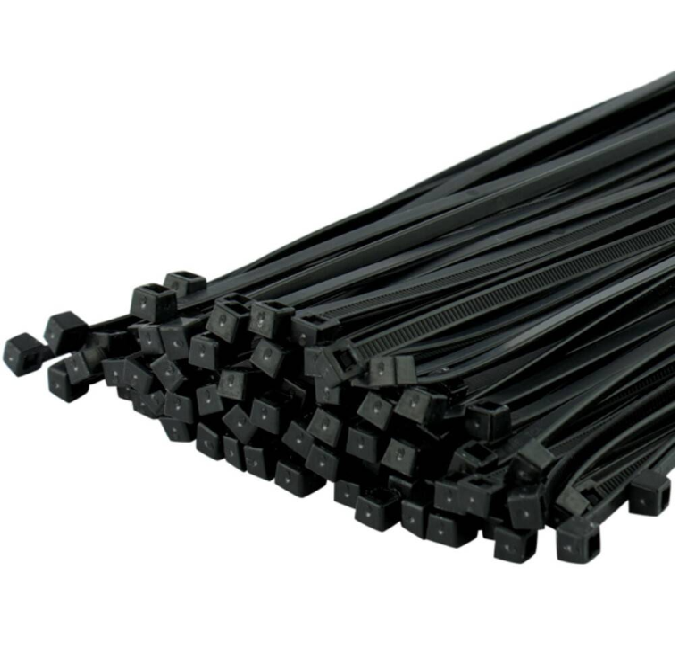 142mm x 2.5mm Black Cable Ties - Pack of 1000 - Theatre Supplies Group