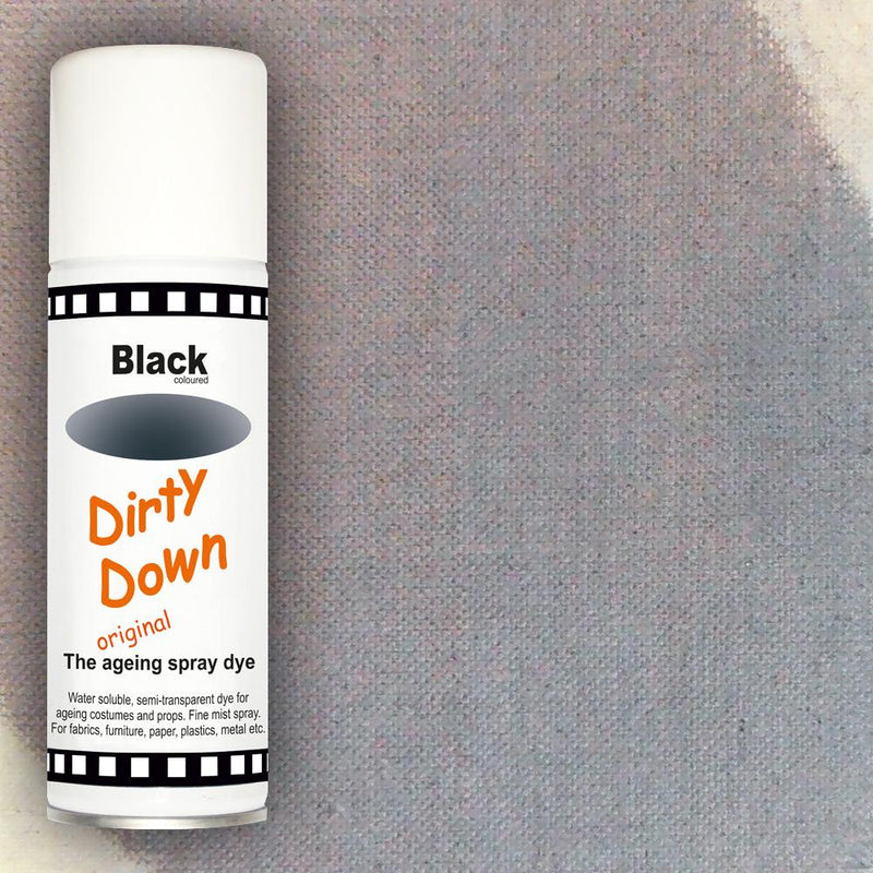 Dirty Down Ageing Spray Black 400ml - Theatre Supplies Group