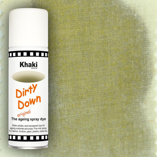 Dirty Down Ageing Spray Khaki 400ml - Theatre Supplies Group