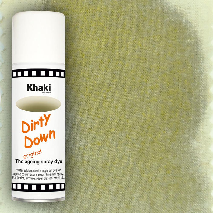 Dirty Down Ageing Spray Khaki 400ml - Theatre Supplies Group