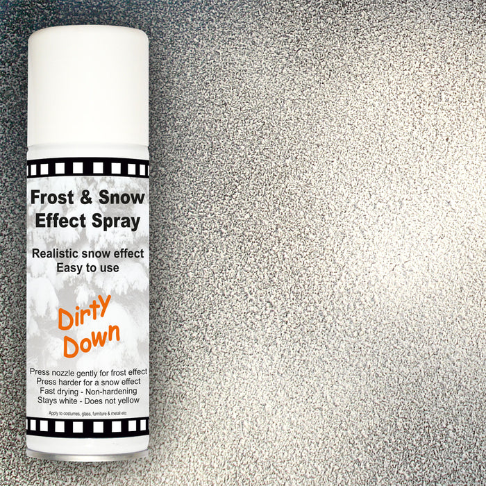 Dirty Down Frost & Snow Effect Spray 400ml - Theatre Supplies Group
