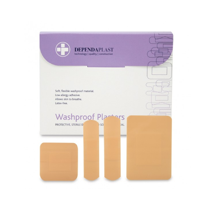 Assorted Washproof Plasters x 100 - Theatre Supplies Group