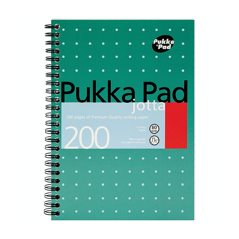 Pukka Pad Wirebound Jotta Notebook, A5, Ruled, 200 Pages - Theatre Supplies Group