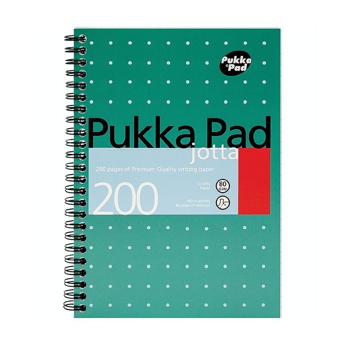 Pukka Pad Wirebound Jotta Notebook, A5, Ruled, 200 Pages - Theatre Supplies Group