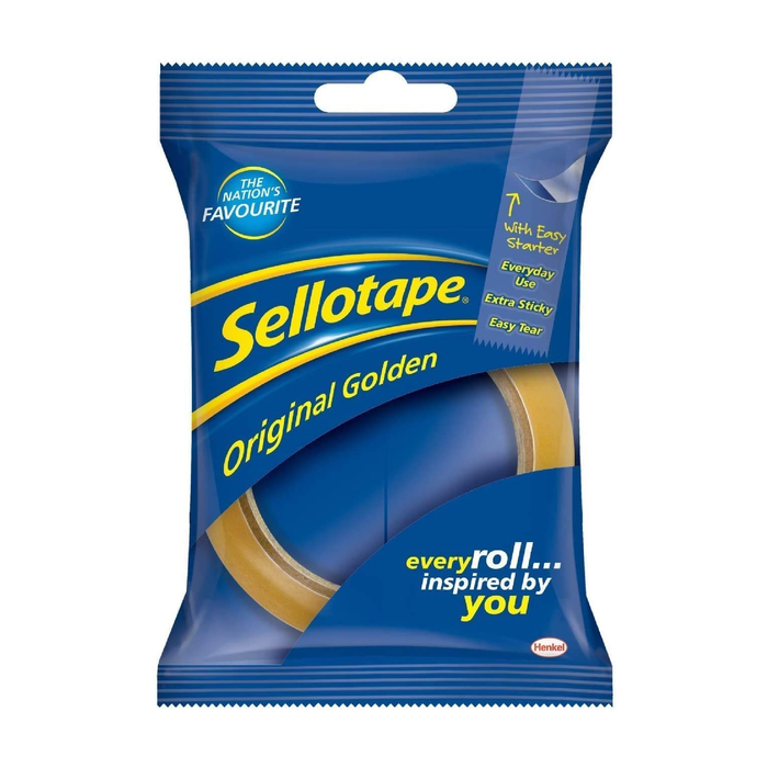 Sellotape Clear Tape – Strong, Invisible Adhesive for Home & Office Use ...