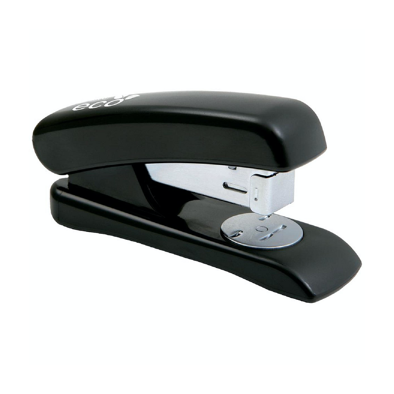 Rapesco Eco Recycled Half Strip Stapler, For 24/6 & 26/6 Staples, Black - Theatre Supplies Group