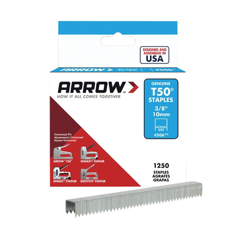 Arrow T50 Staples - 8mm - Theatre Supplies Group